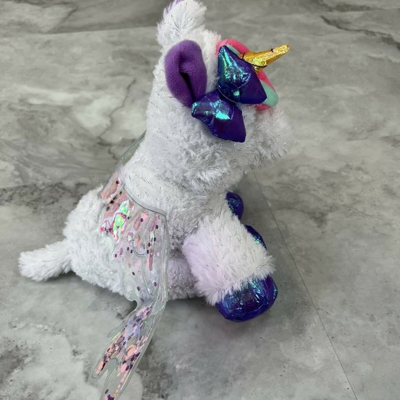 Barbie Dreamtopia Kiss & Care Unicorn Plush Stuffed Toy Sounds Work - Picture 2 of 8